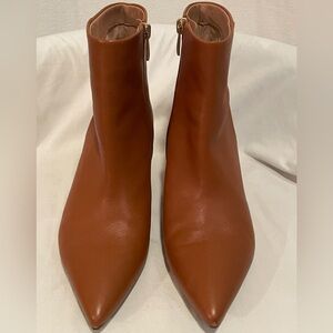 Nordstrom Chestnut Ankle Booties Size 8.5
